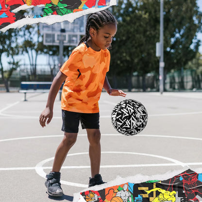 Premium Outdoor Rubber Basketball – Sizes 4/5/6/7 for Training, Adult & Youth Sports, Professional Game Ball