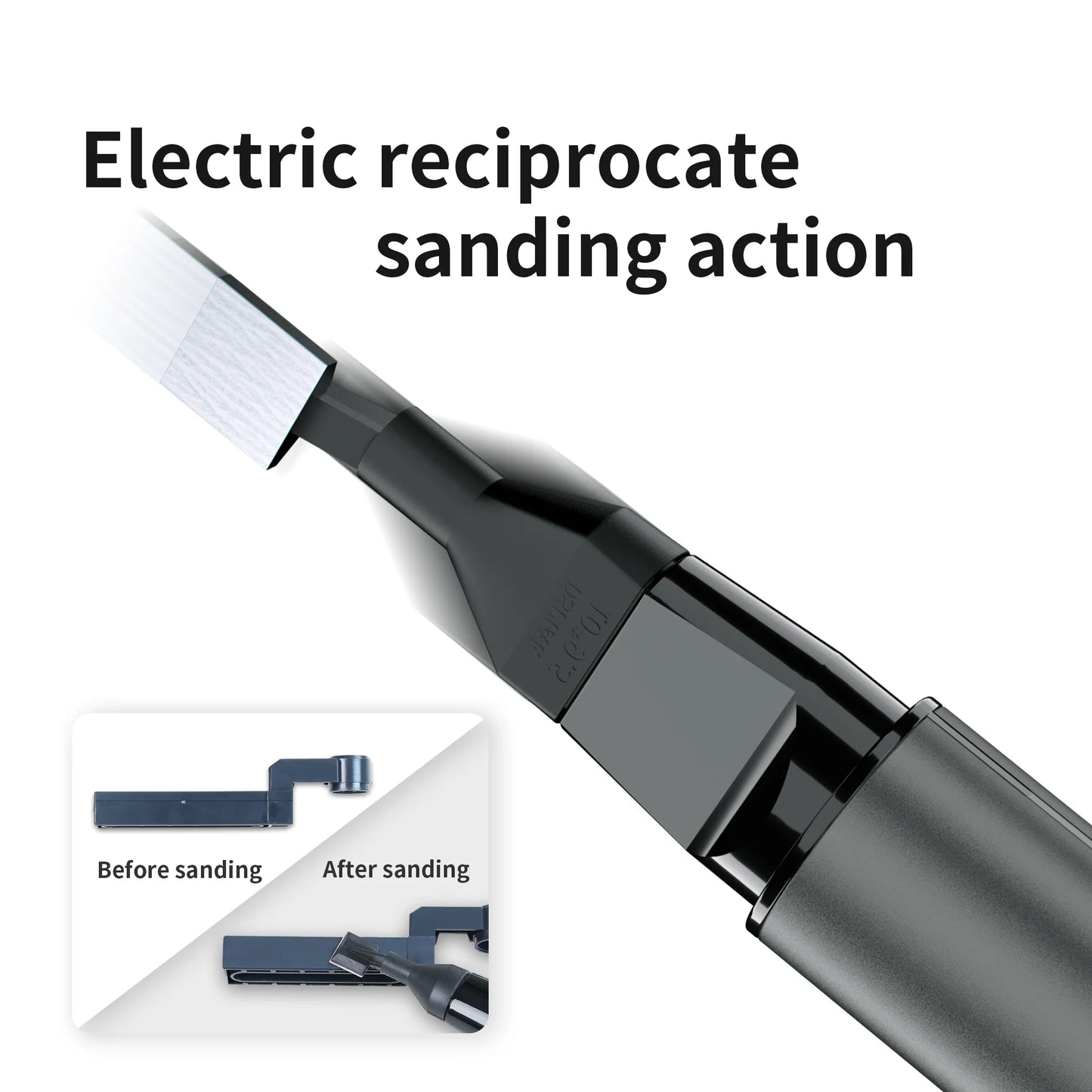 DSPIAE ES-A PRO Reciprocating Electric Sander – "Illusive Shadow" Hobby Grinding Pen for Gundam Model Assembly