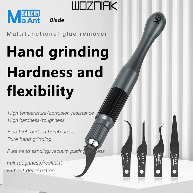 MaAnt MT-102 Hand Polished PCB Knife – Multifunctional Pry Tool for Motherboard Chip Glue Cleaning & Scraping