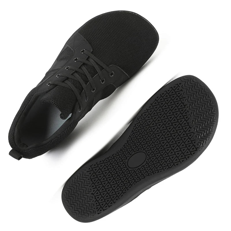 Men's Minimalist Barefoot Sneakers - Unisex Zero Drop Wide Sole Casual Shoes For Natural Comfort & Relaxation