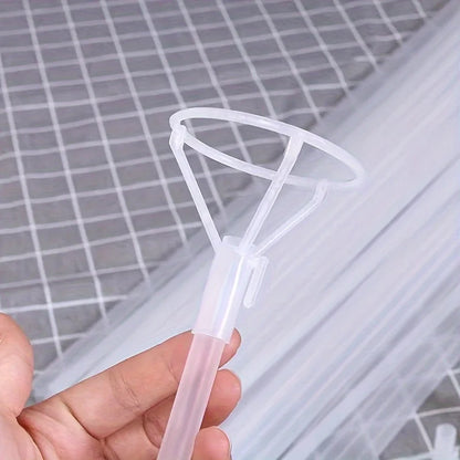 50PCS Transparent Bobo Balloon Stick Stands with Cups – Wedding, Valentine’s Day, Party & Event Decorations