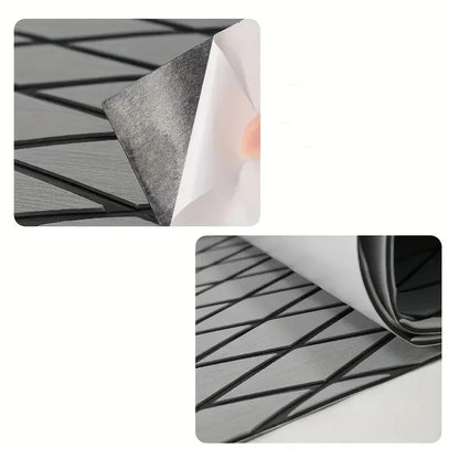240x60cm EVA Boat Floor Mat - Diamond Anti-Slip UV Resistant Marine Deck Carpet