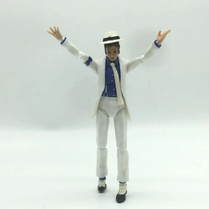 Michael Jackson Smooth Criminal Action Figure — MJ Thriller Moonwalk Model Toy, Joint Movable Collectible, Christmas Gift