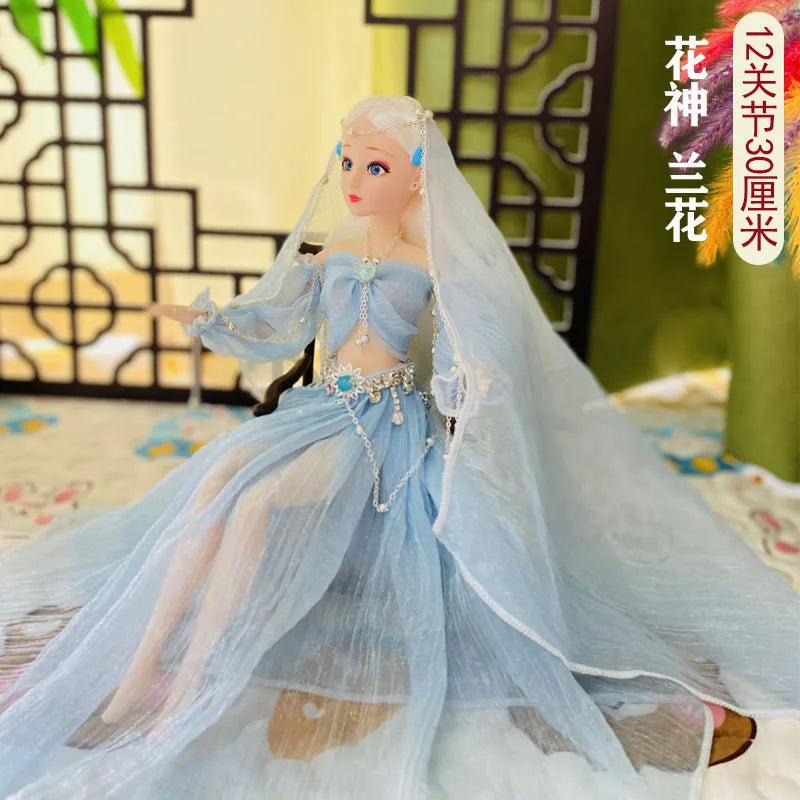 Ancient Dress Imperial Concubine Doll – Jointed Princess Fairy Suit with Clothes