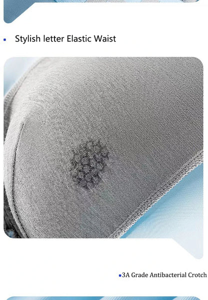 Men's Ice Silk Graphene Boxer Briefs – Breathable, Ultra-Thin, Comfortable Trunks Underwear
