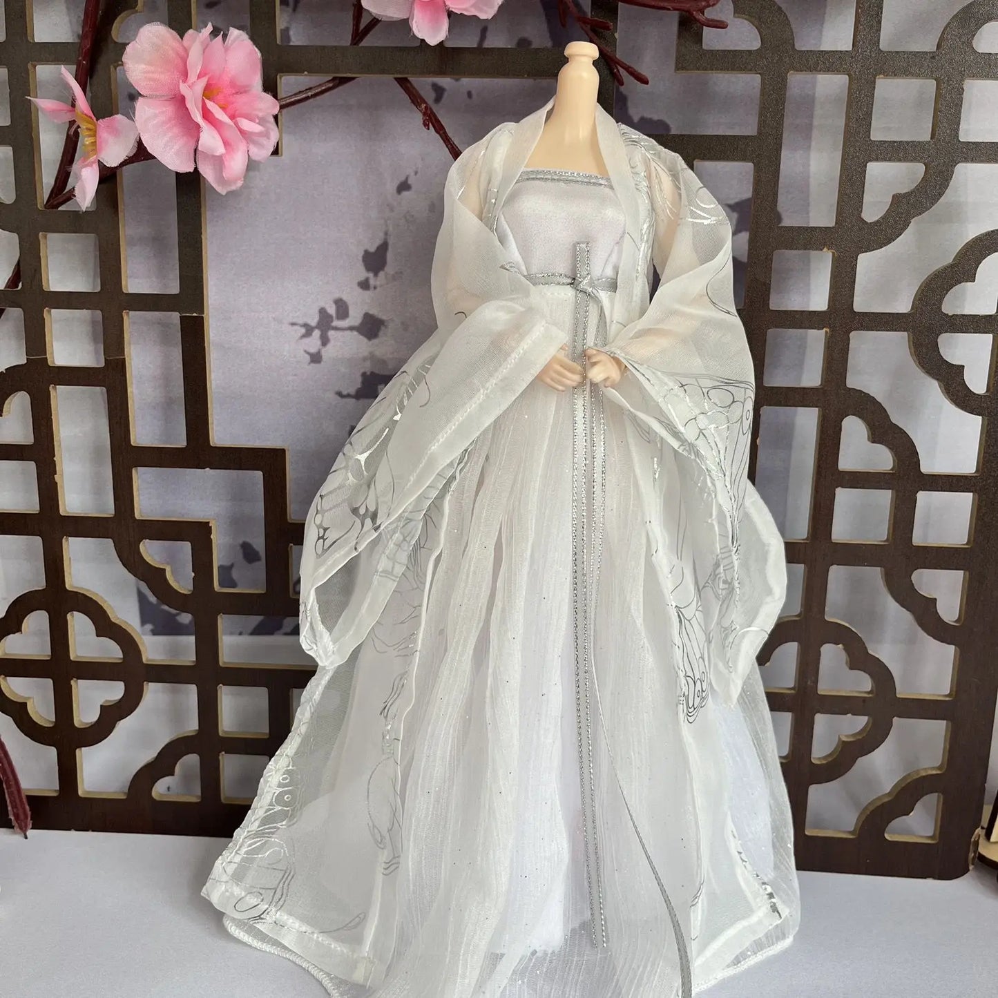 Fashion 1/6 Doll Clothes Set – 30cm Male & Female BJD Antique Couple Hanfu Outfit, Doll Accessories (No Doll)
