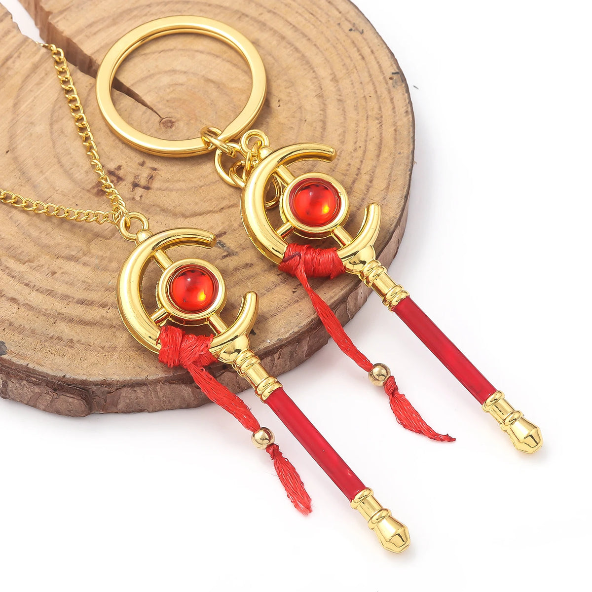 Frieren Magic Wand Keychain - Anime Cosplay Pendant Hanging Ornament and Decorative Gift