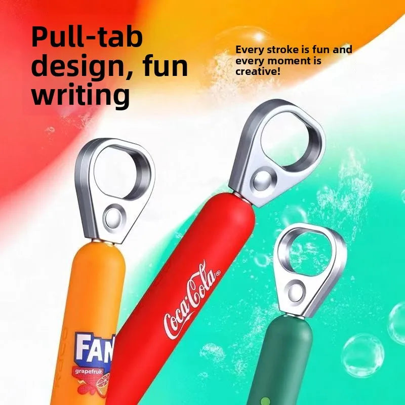 KACO Lingyue Pull-Tab Gel Pens - Multi-Color Quick-Dry Smooth Writing Stationery Collection