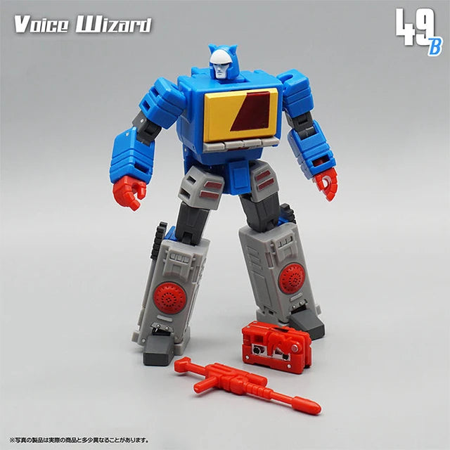 MFT HS-03 Soundwave Action Figure - Mini G1 Transformation Robot Toy With Laserbeak Collectible Gift