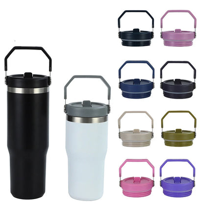 Handheld Spill-Proof Cup Lid for Stanley 30oz – High-Quality Replaceable Straw Cover and Cup Accessories