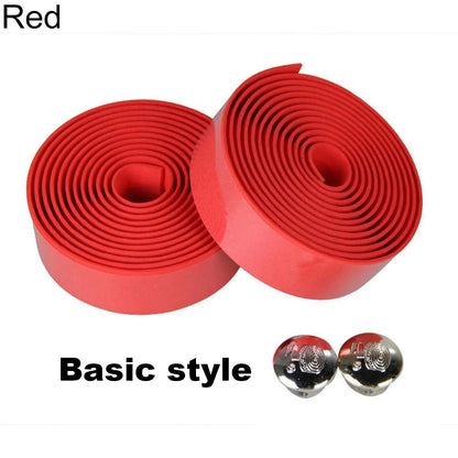 Bicycle Handlebar Tape – Anti-Vibration PU EVA Non-Slip Breathable Road Bike Bar Wrap for Racing