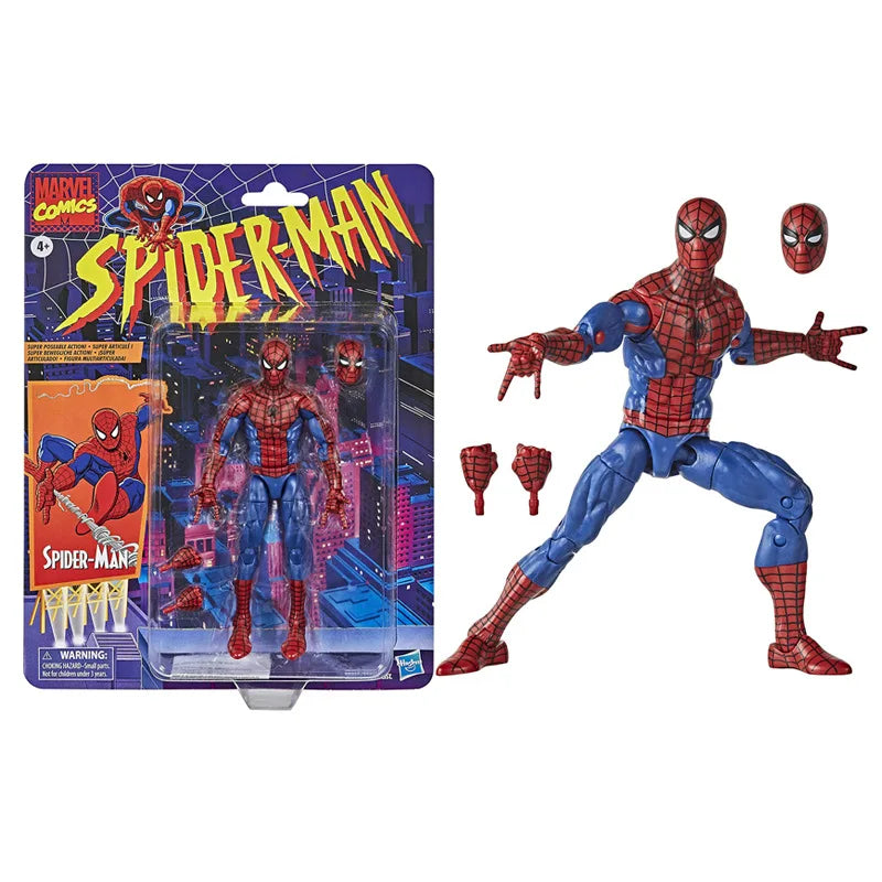 Spider-Man Venom Action Figure - 1/12 Scale Spider-Punk Carnage 2099 Deadpool Gwen Kraven Model Toy Gift
