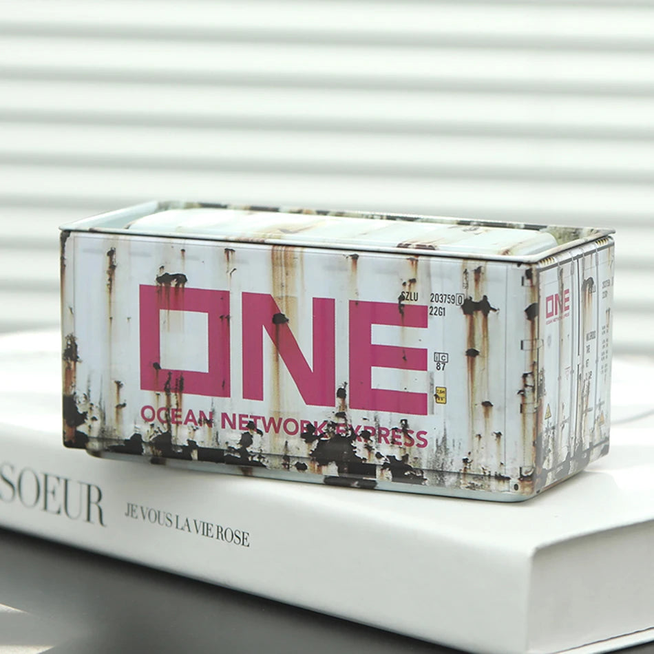Mini Iron Storage Box - Creative Desktop Miniature Container for Small Items, Collectibles & Christmas Gifts