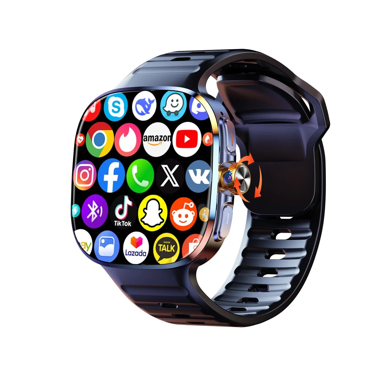 M99 Mini 2.29" AMOLED Smartwatch - 5G LTE Android Watch with Camera, GPS, WiFi, SIM Card & 2100mAh Battery