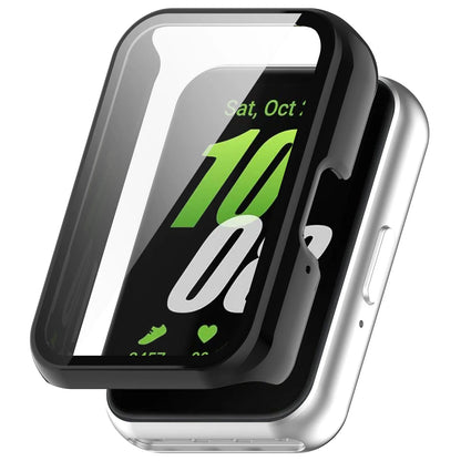 Glass+Case for SGlass+Case for Samsung Galaxy Fit 3 – Tempered Glass Screen Protector & Hard PC Bumper Cover Accessory Setamsung Galaxy Fit 3 Tempered Glass Screen Protector & Hard PC Protective Bumper for Galaxy Fit3 Accessories