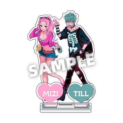 Anime Alien Stage Acrylic Stand Figure - Ivan Till Luka Sua Mizi Desktop Ornament Keychain Collectible Gift