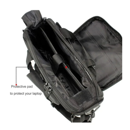 Tactical Molle Backpack – Multifunction Nylon Messenger Bag, Laptop Briefcase & Outdoor Climbing Shoulder Bag