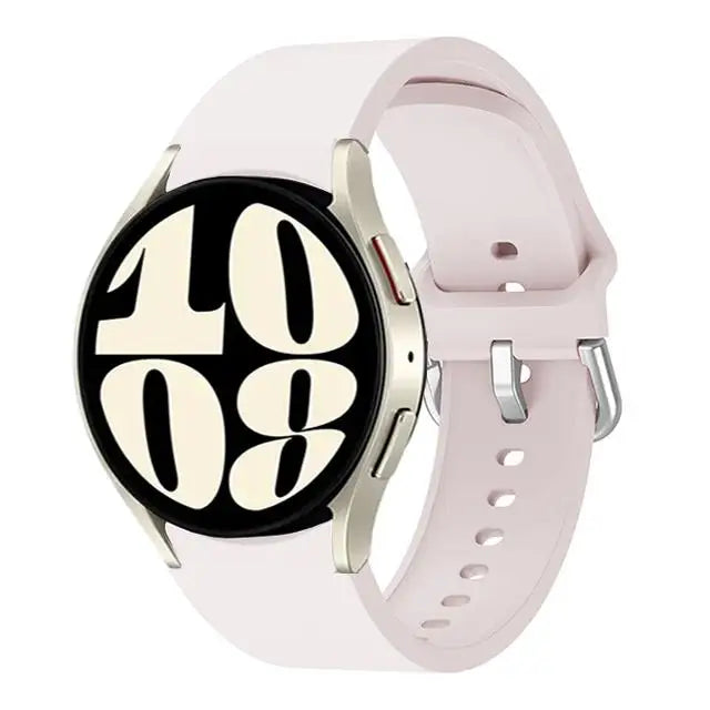 Samsung Galaxy Watch Silicone Sport Band - Replacement Strap for Galaxy Watch 4, 5, 6, 7, 5 Pro and Classic 40mm, 44mm, 45mm