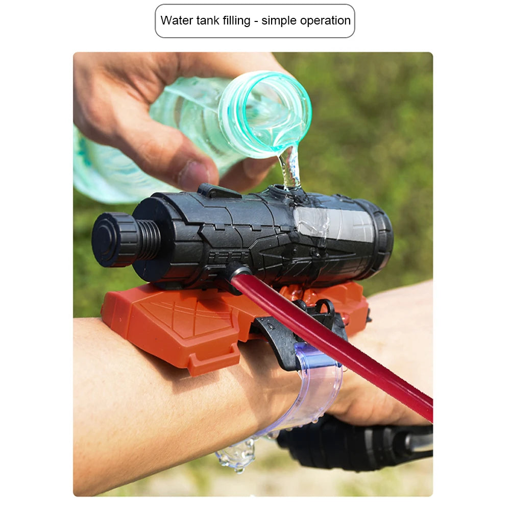 Spider Web Shooter Toy – Superhero Wrist Water Blaster Gun with Glove, Fun Squirt Water Fighting Toy for Kids & Adults Outdoor Play