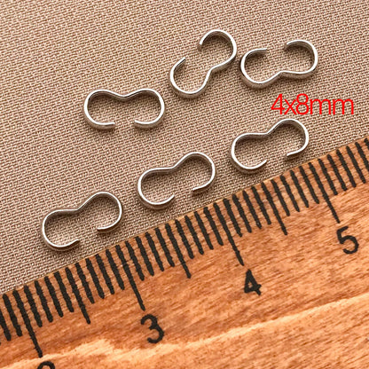 18K Copper-Plated Jewelry Clasps - 10/20pcs Thick Open Buckles for DIY Bracelet Making Accessories