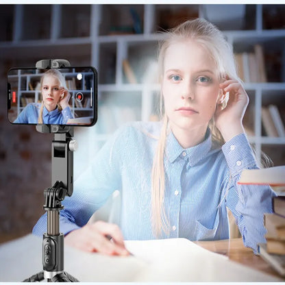 360° Rotation Gimbal Stabilizer & Selfie Stick – Tripod for iPhone & Smartphone Live Photography