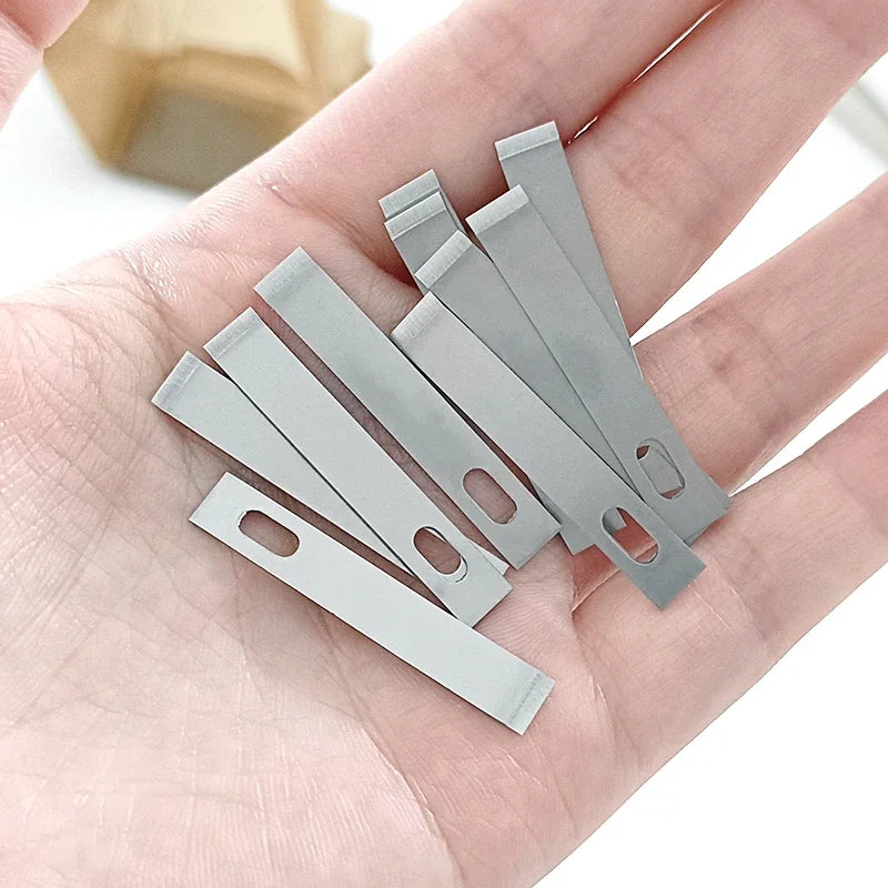 100/20pcs #4 Metal Scalpel Blades – DIY Engraving, Wood Carving & Sculpture Knife Replacement Cutting Tools