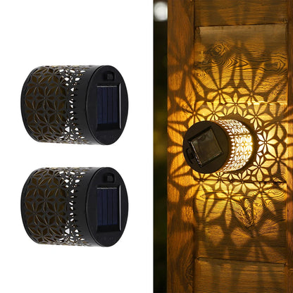 2026 Solar Outdoor Wall Light - Waterproof Projection Lamp for Yard, Patio & Landscape Decor