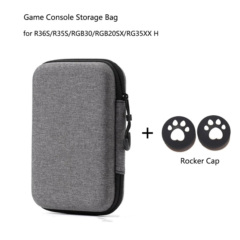 Game Console Storage Bag for R36S/R35S/RGB30/RGB20SX/RG353M/RG35XX - Hard Portable Protective Case Organizer   2/2