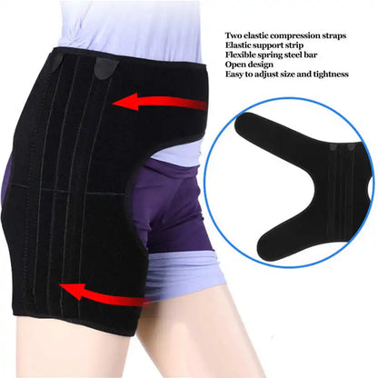 Adjustable Hip Support Belt – Groin Compression Brace for Sciatica, Arthritis & Joint Pain Relief