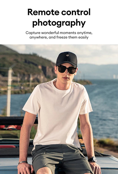 Choice HYUNDAI C8 Bluetooth 5.4 Glasses – Wireless Earphones with HD Mic, Multi-Function Keys, Driving Sunglasses (Lenovo C8 Compatible)
