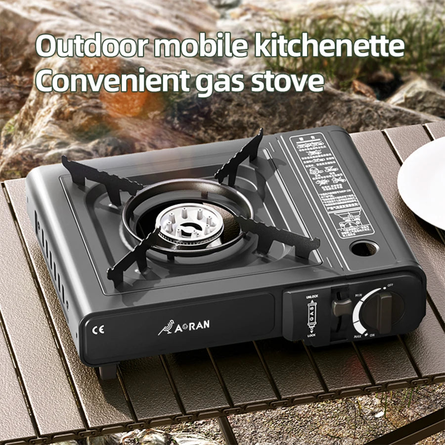 Cassette Gas Stove — 2900W Portable Outdoor & Household Grill for Camping, Kitchen, and Barbecue