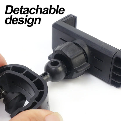 360° Rotating Tripod Phone Holder Mount Stand – Clip-On Microphone & Cellphone Support for All Smartphones Live Broadcast
