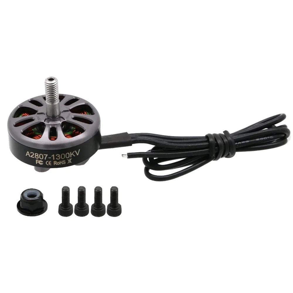 4PCS Angel A2807 KV1300/1500/1700 Brushless CW Motors – 6S/5S/4S for 7-inch Long Range FPV Drones