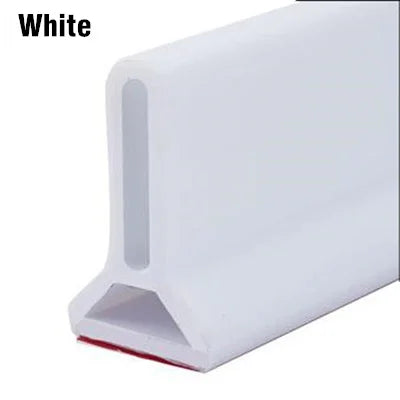 50mm Flexible Shower Water Dam - Bendable Bathroom Barrier for Wet-Dry Separation and Flood Prevention