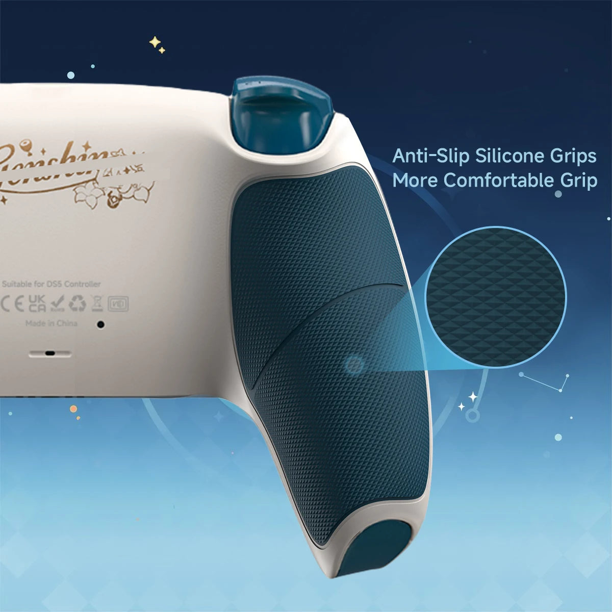 PS5 Controller Shell Set - Pattern Replacement Housing Compatible with BMD-010 to BMD-060 Models