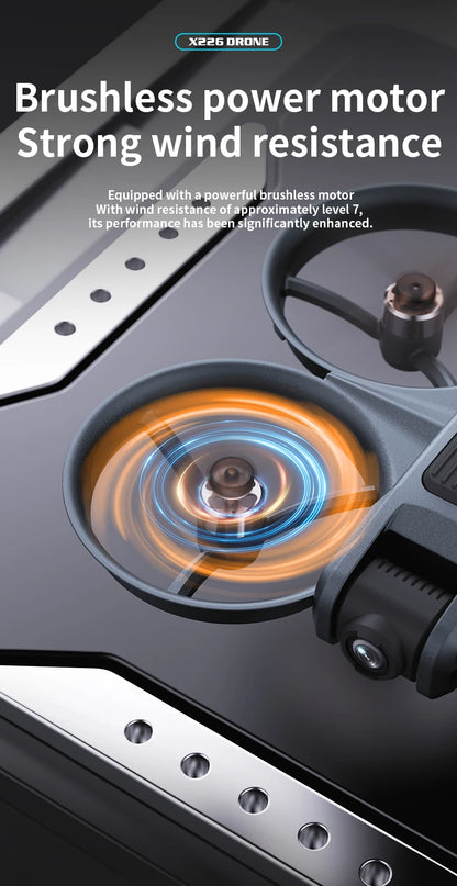 X266 Mini RC Drone – 8K HD Dual Camera, 6-Axis Headless Quadcopter with 360° Flip, Remote Control Helicopter Toy for Boys