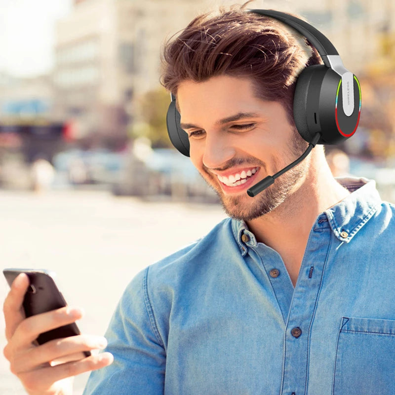 Wireless Bluetooth TWS Headphones - HiFi Gaming Earphones with Passive Noise Reduction and Subwoofer for iPhone and Samsung