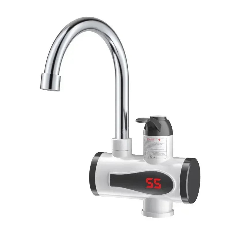 3000W Electric Tankless Water Heater Faucet – Instant Hot & Cold Water Tap for Kitchen Use