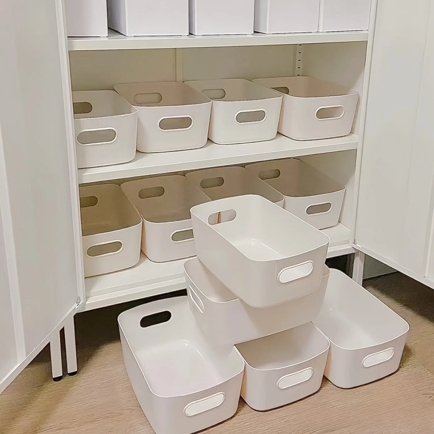 Multi-Functional Storage Boxes – Durable Plastic Organizers for Cosmetics, Snacks, Kitchen, Bathroom & Office