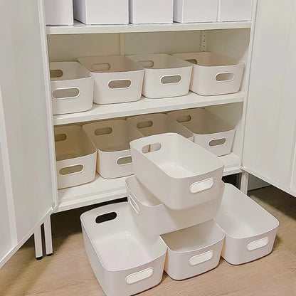 Multi-Functional Storage Boxes – Durable Plastic Organizers for Cosmetics, Snacks, Kitchen, Bathroom & Office