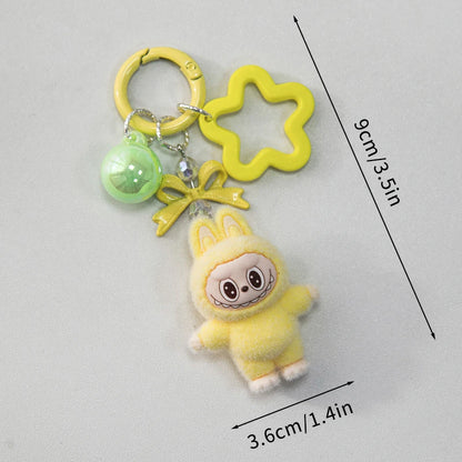 Kawaii Plush Keychain – Cute Aesthetic Bag Charm for Women, Wedding & Party Gifts