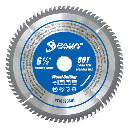 PAYA TCT Circular Saw Blade - ATB Framing Blade for Wood Cutting, TÜV Rheinland Tested & Certified