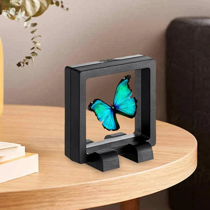 3D Acrylic Floating Frame Display Stand for Coins, Medals & Jewelry – Creative Showcase Holder