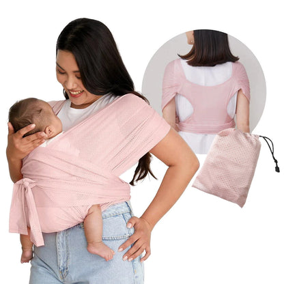 Ergonomic Baby Backpack Carrier - X-Shaped Sling with Adjustable Straps for Outdoor Parenting