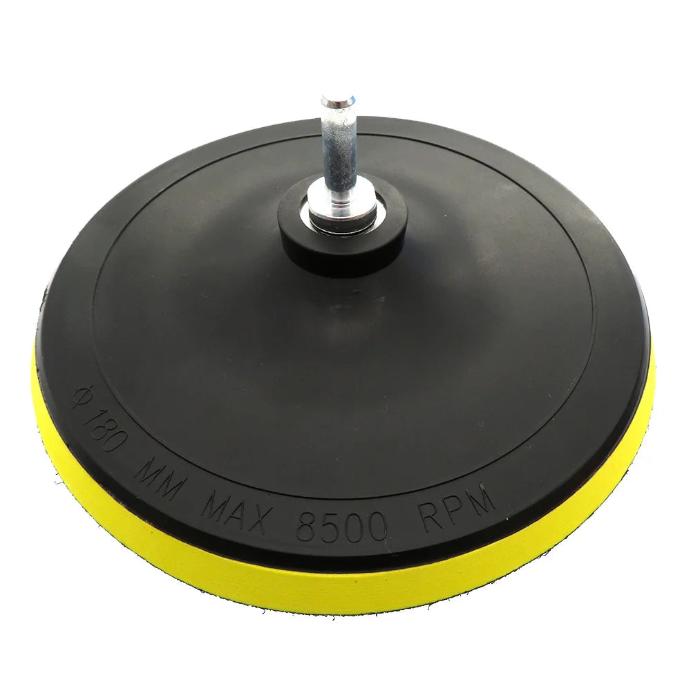 3/5/7-Inch Car Polishing Disc 8pcs Set — Self-Adhesive Buffing, Waxing, and Wool Pads for Car Polisher with Drill Adapter