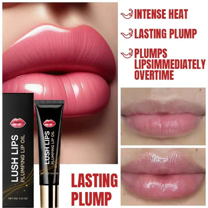 Lip Plumper Oil – Instant Volumizing, Long-Lasting Moisturizing Gloss for Sexy, Fuller Lips