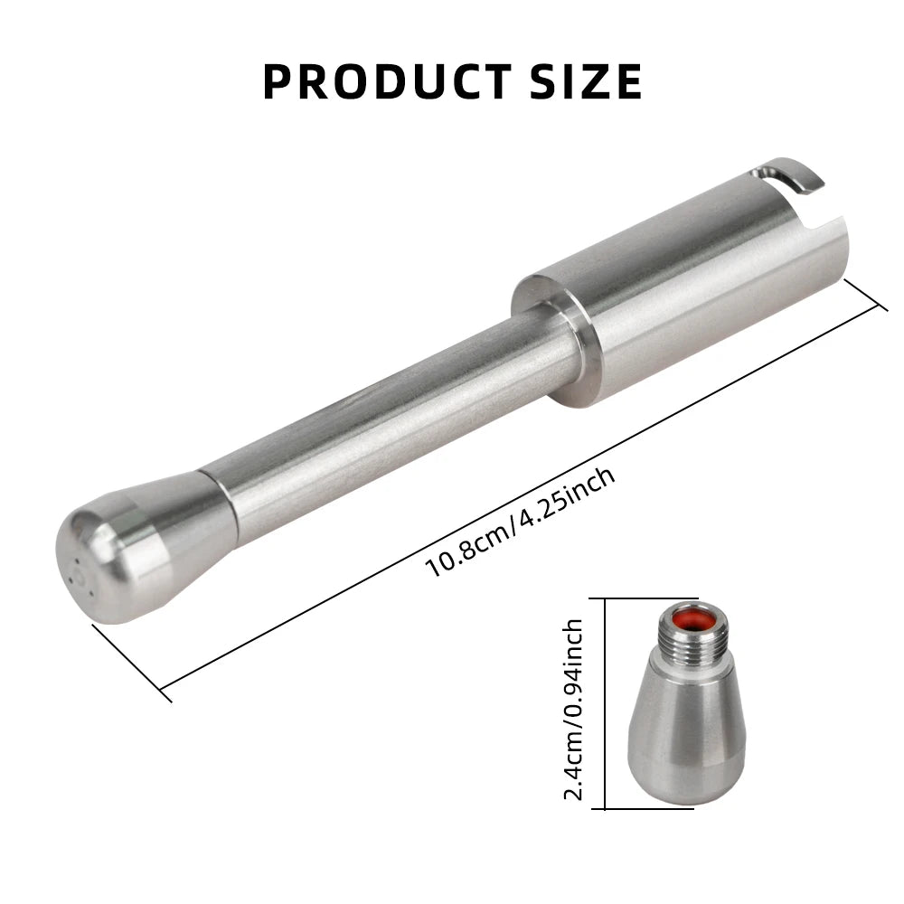 Coffee Maker Steam Wand Nozzle — Stainless Steel Multi-Hole Milk Foam Tip, Compatible with Delonghi EC685