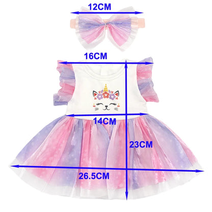 18-Inch Girl Doll Winter Coat — 43cm Baby Doll Jacket Outfit for Dressing