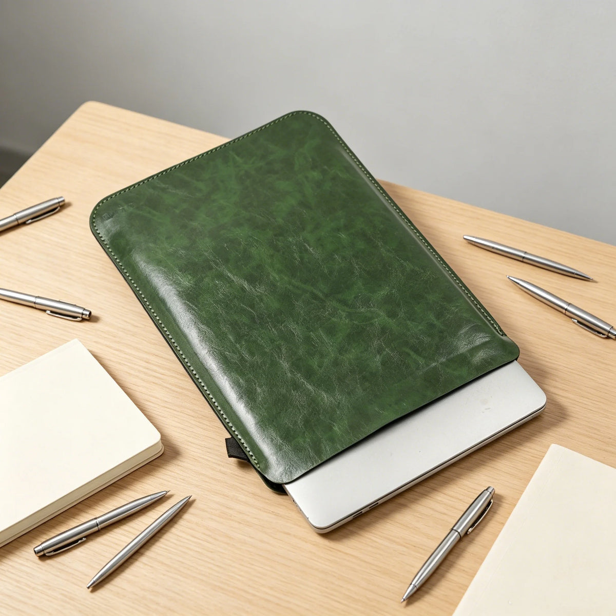 Slim Laptop Sleeve - Lightweight 13/14/15/16 Inch Protective Case with Elastic Cord for MacBook Air and MacBook Pro