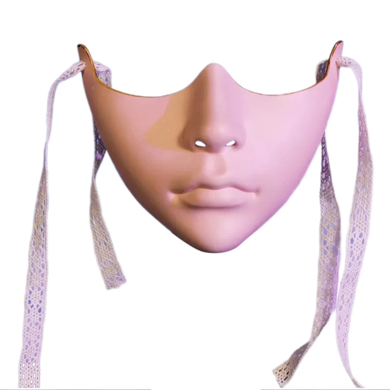 Adult Mechanical Half-Face Masquerade Mask — Cosplay & Halloween Dress-Up Prop for Men & Women Gift